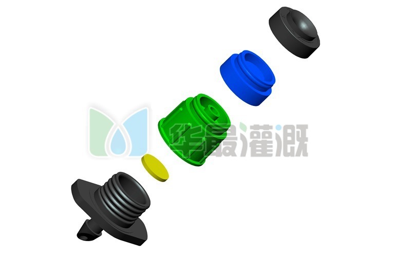 压力补偿式涡流喷头结构图